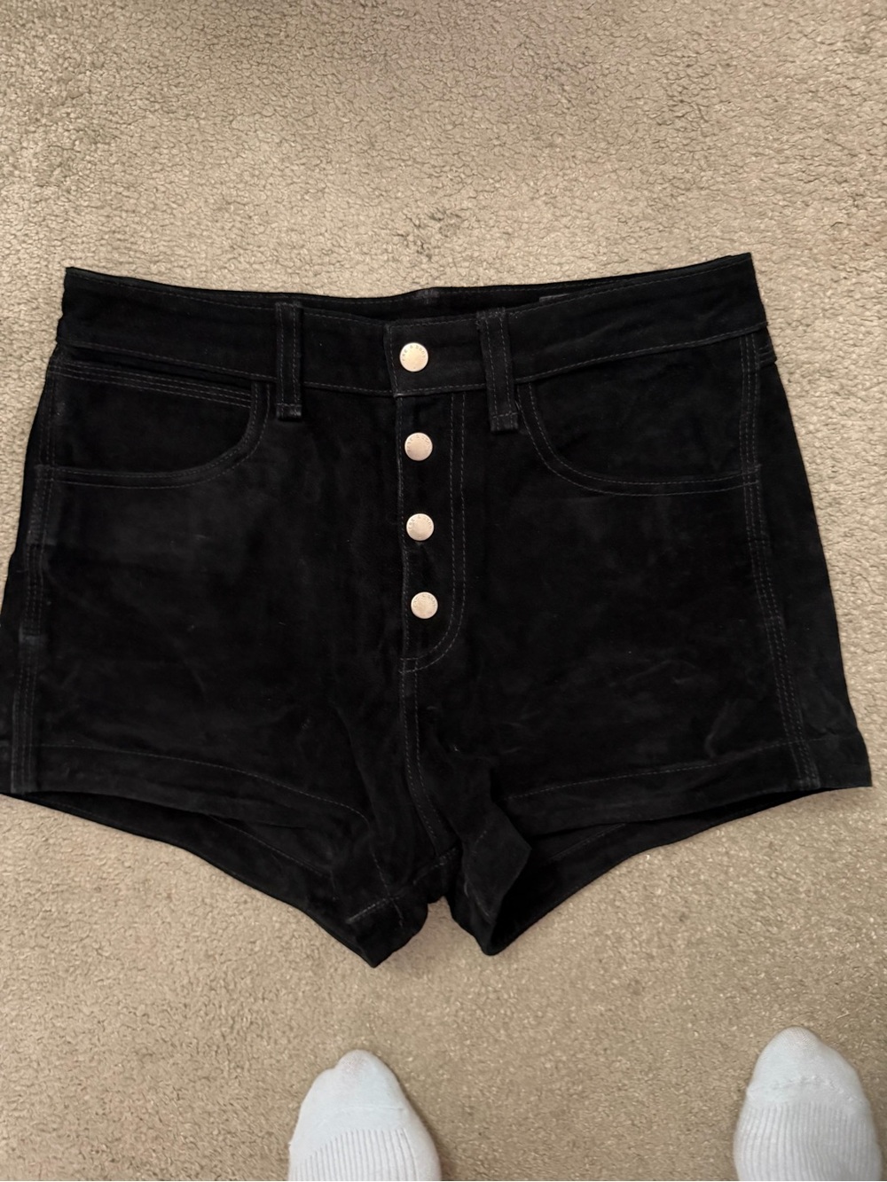 Rag and bone velvet shorts